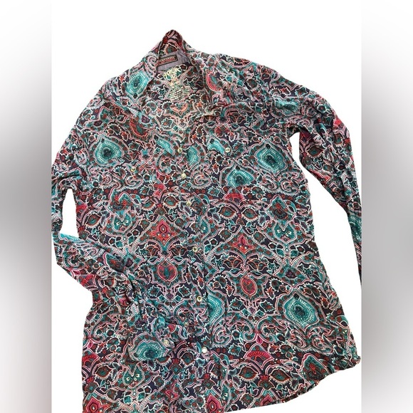 Wrangler Button Snap Western Top - Picture 2 of 2